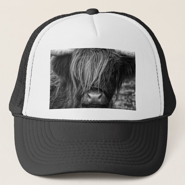 Scottish Highland Cattle - Scotland Trucker Hat (Front)