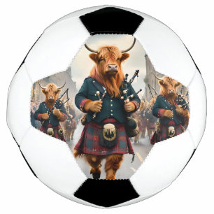 Scottish Highland Cow Bagpipe Parade, Football