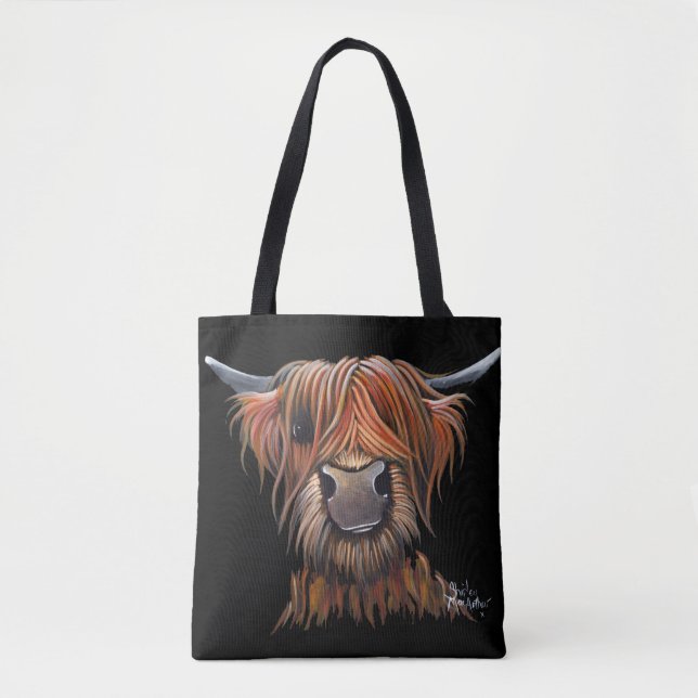 Scottish Highland Cow 'BRUCE' Bag (Front)