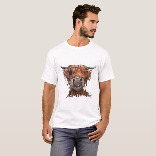 Highland Cow T-Shirts & Shirt Designs | Zazzle UK