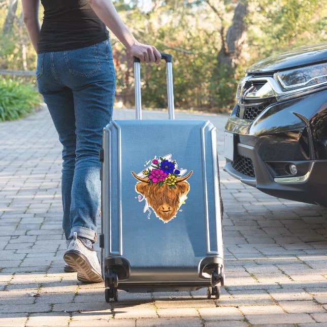 Scottish Highland Cow Cattle Cow Whisperer Farming (Suitcase Insitu)