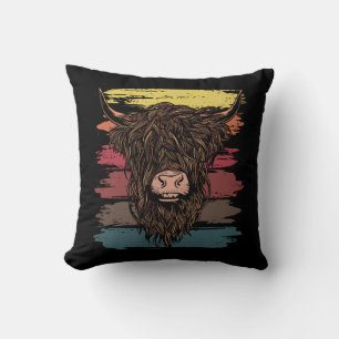 Scottish Highland Cow Cushion