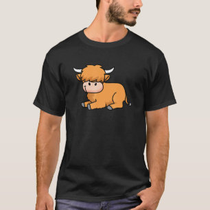 Scottish Highland Cow Cute Cow Highland Cow T-Shirt