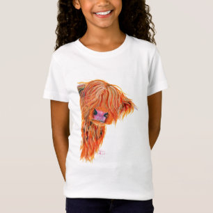 Scottish Highland Cow 'PEEKABOO' T-Shirt