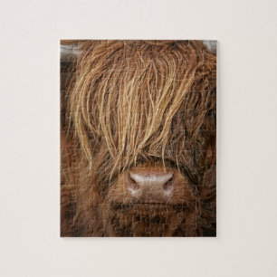 Scottish Highland Cow - Scotland Jigsaw Puzzle