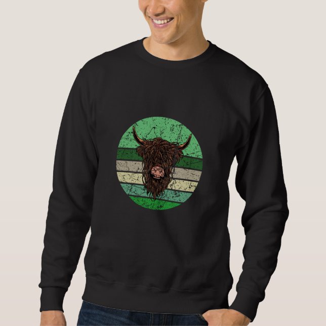 Scottish Highland Cow Sweatshirt (Front)