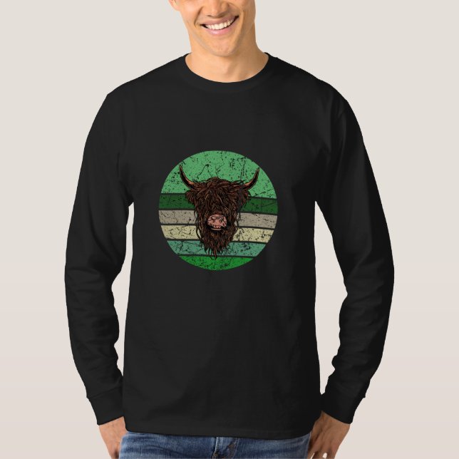 Scottish Highland Cow T-Shirt (Front)