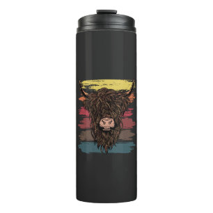 Scottish Highland Cow Thermal Tumbler