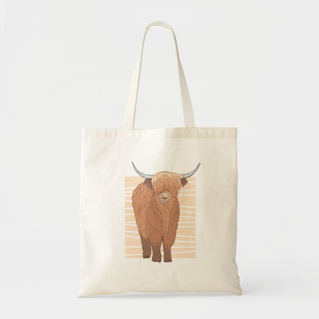 Scottish Highland Cow  Tote Bag (Front)