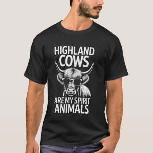 Scottish Highland Cows Funny Highland Cow T-Shirt