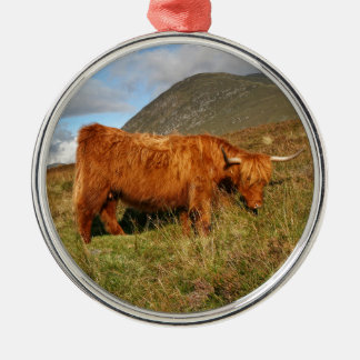Scottish Highland Cows - Scotland Metal Tree Decoration