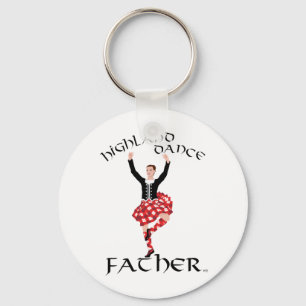 Scottish Highland Dance Father Key Ring