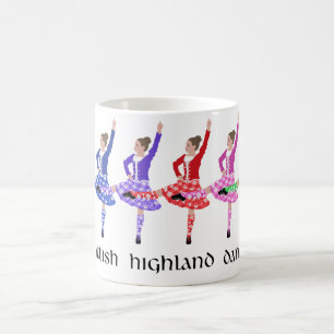 Scottish Highland Dance Line Coffee Mug