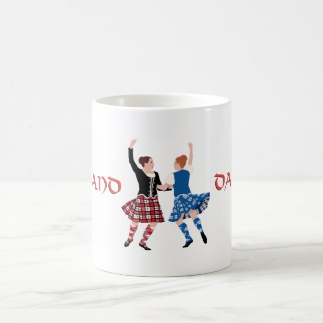 Scottish Highland Dance Reel Coffee Mug (Center)