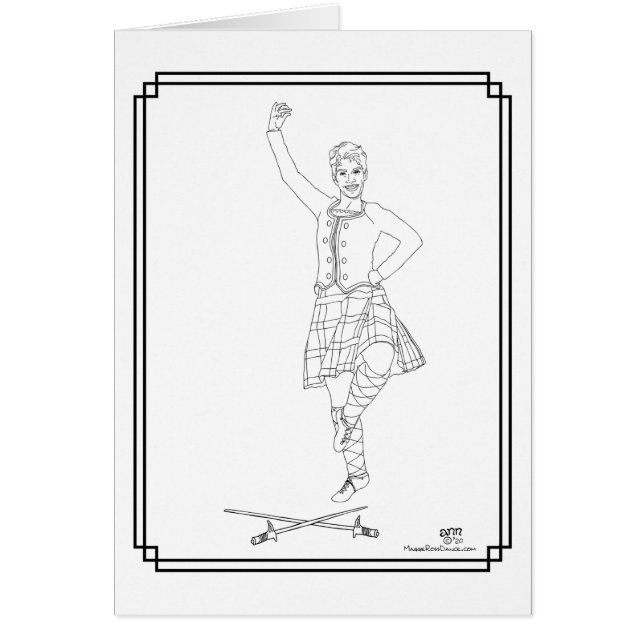 Scottish Highland Dancer (Front)