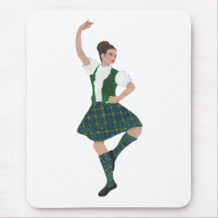 Scottish Highland Dancer Campbell Mouse Mat
