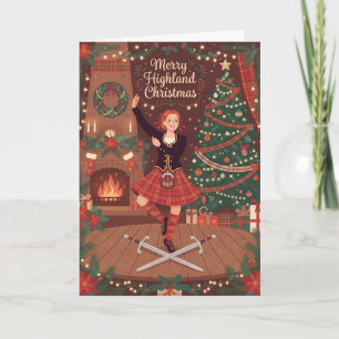 Scottish Highland Dancer Card