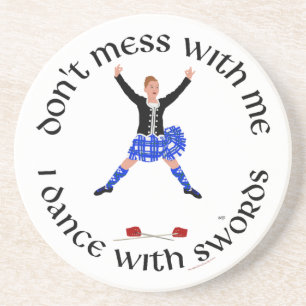 Scottish Highland Dancer Coaster