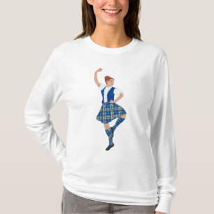 Scottish Highland Dancer - Nevil Plaid T-Shirt