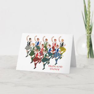 Scottish Highland Dancers Card