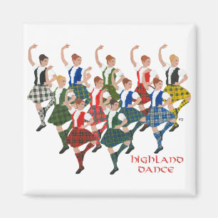 Scottish Highland Dancers Magnet