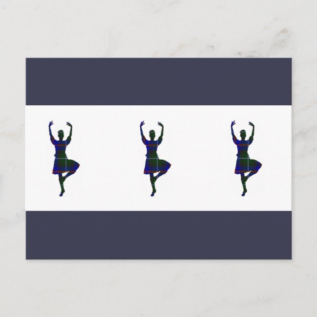 Scottish Highland Dancers Postcard (Front)