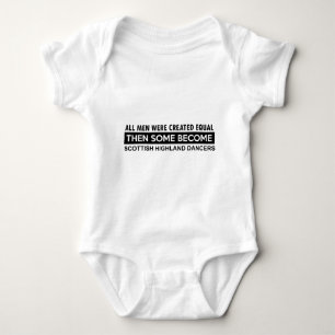 Scottish Highland dancing designs Baby Bodysuit