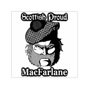Scottish Highlander Clan MacFarlane Ink Stamp