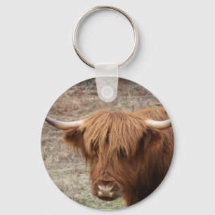 Scottish Highlander Key Ring