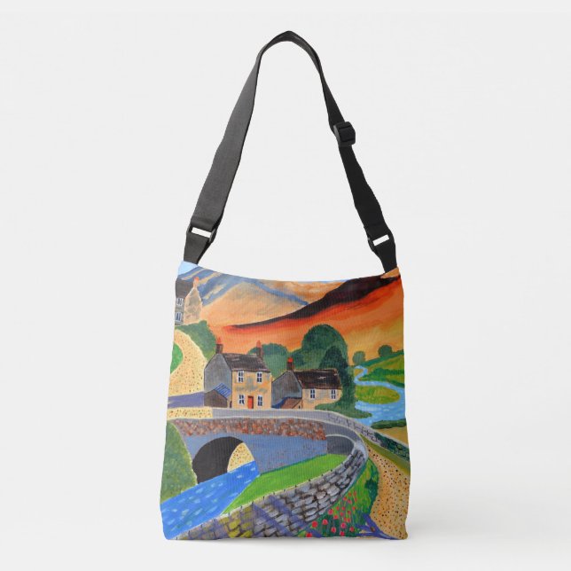 Scottish Highlands 2 cross body bag  (Front)