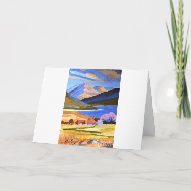 Scottish Highlands 2 Holiday Card (Front)