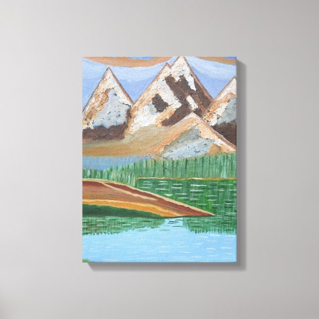 Scottish Highlands 3 canvas Print (Front)