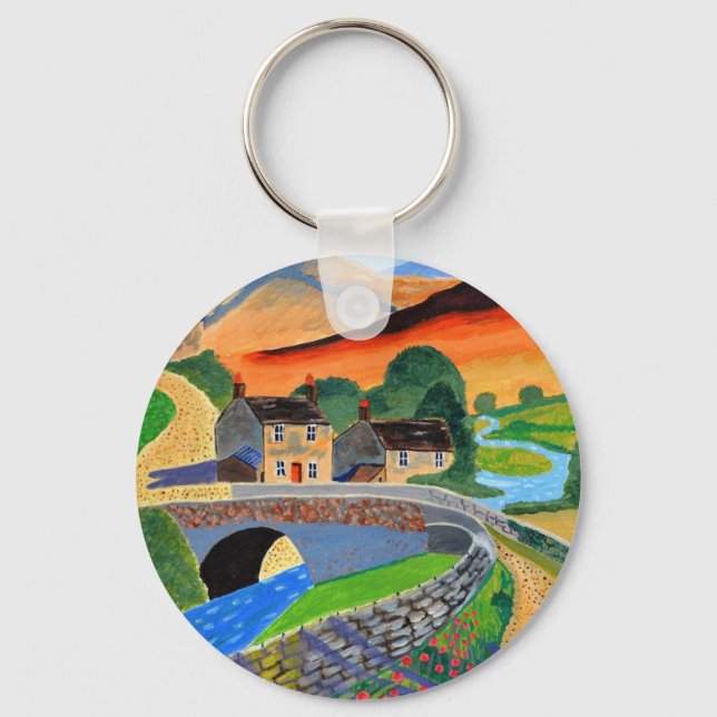 Scottish Highlands 3 Key Ring (Front)