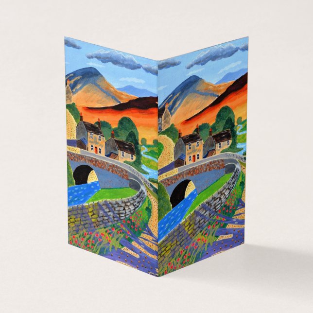 Scottish Highlands business card folded  (Outside)