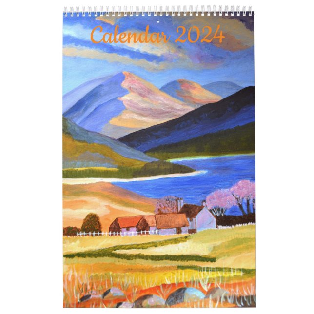 Scottish Highlands Calendar 2024 (Cover)