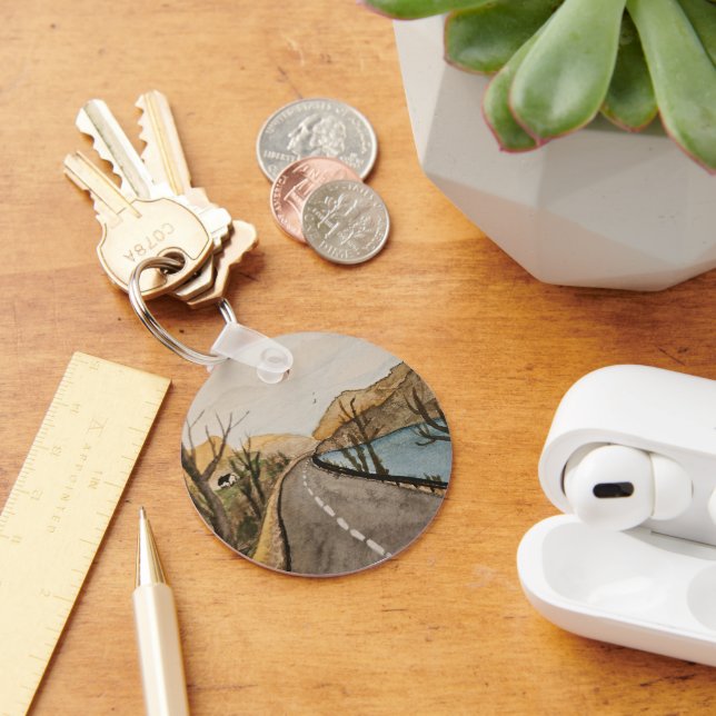 Scottish Highlands Keychain (Desk)