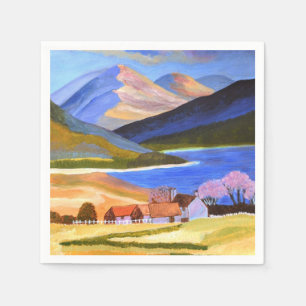Scottish Highlands Paper Napkin