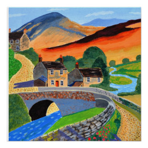 Scottish Highlands Paper Poster