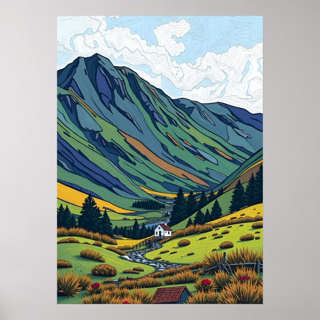 Scottish Highlands Poster (Front)