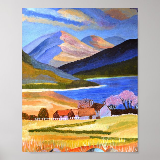 Scottish Highlands Poster  (Front)