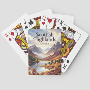Scottish Highlands Scotland Playing Cards