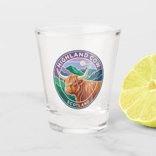 Scottish Highlands Scotland Shot Glass