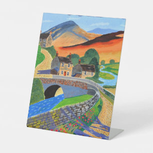 Scottish Highlands Stand Pedestal Sign