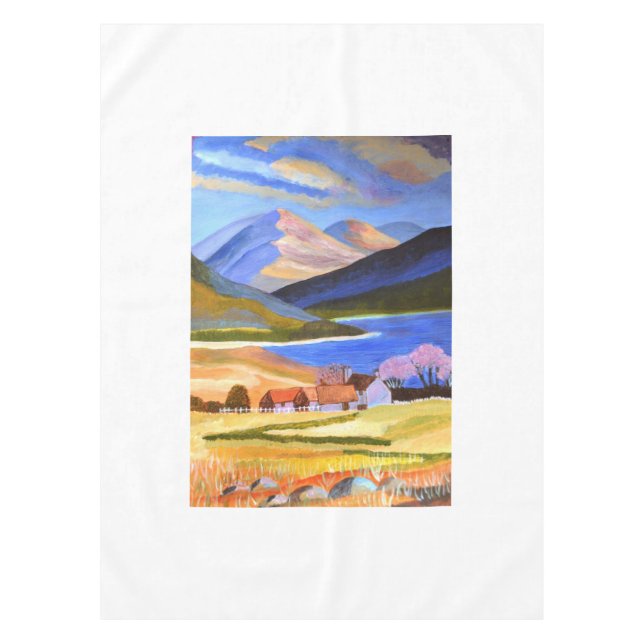 Scottish Highlands tablecloth  (Front)