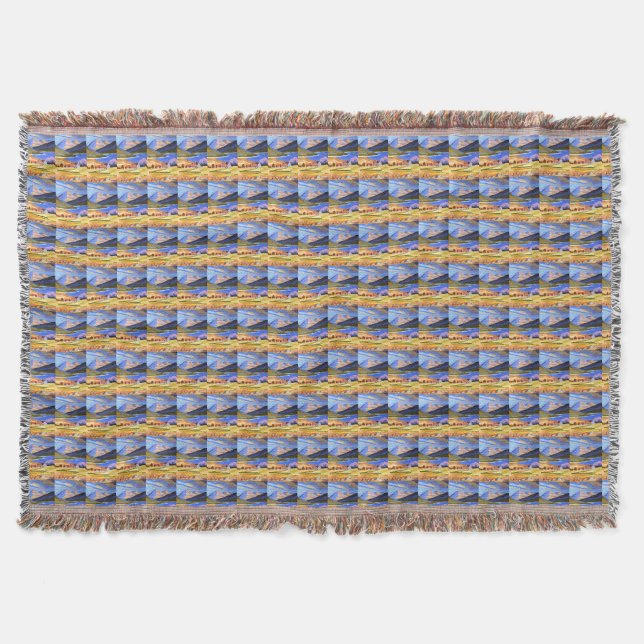 Scottish Highlands  Throw Blanket (Front)