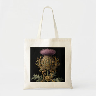 Scottish Highlands Tote Bag Psychedelic Mountain