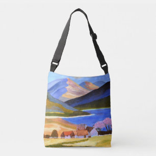 Scottish Highlands Tulips Cross-Body Bag