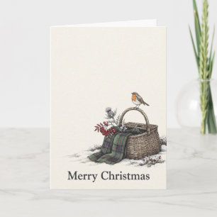 Scottish Highlands Winter Solstice Christmas Card
