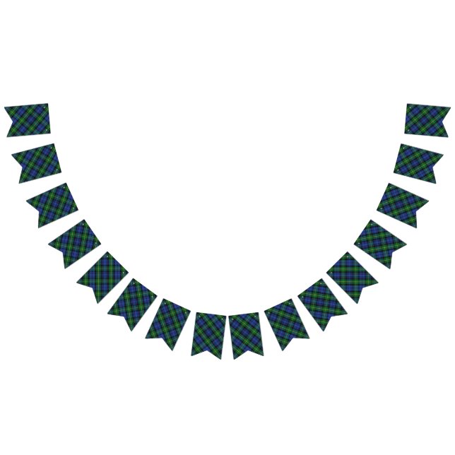 Scottish House of Gordon Clan Tartan Bunting (All)