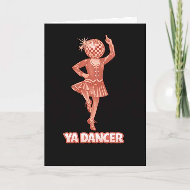 Scottish humour funny ya dancer Congratulations Card (Front)